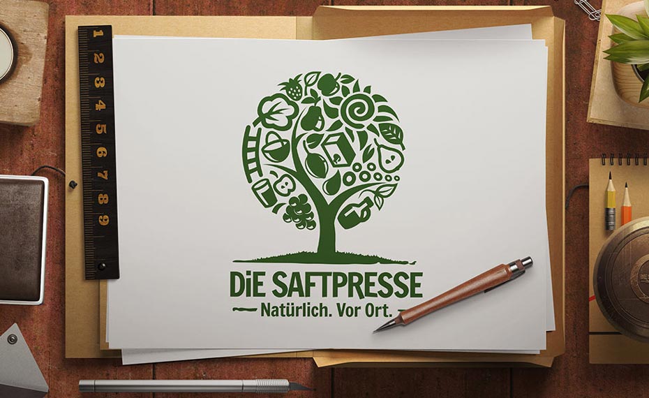 Die Saftpresse - Logo