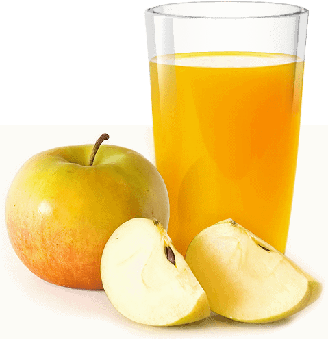 Die Saftpresse - Glas, Äpfel